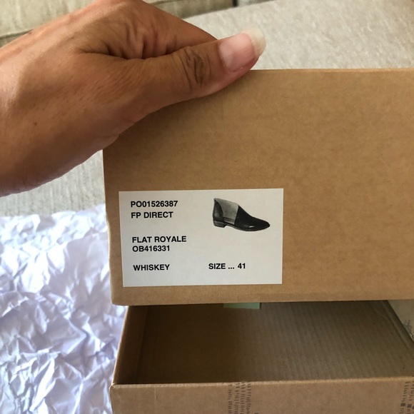 COPY - Like new Free People leather Royale Flats whiskey - Picture 8 of 8